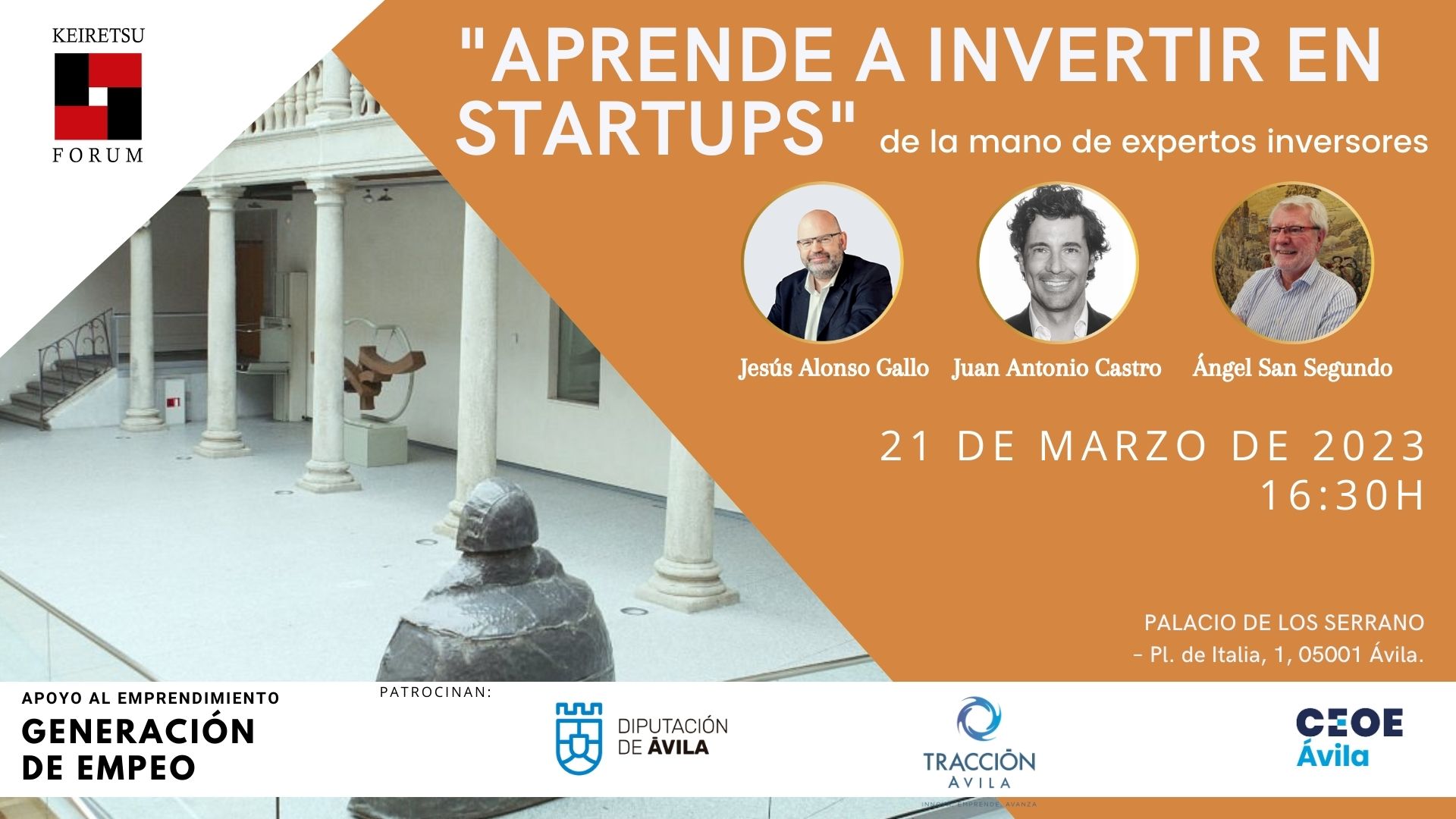 Aprende a invertir en Startups Ávila